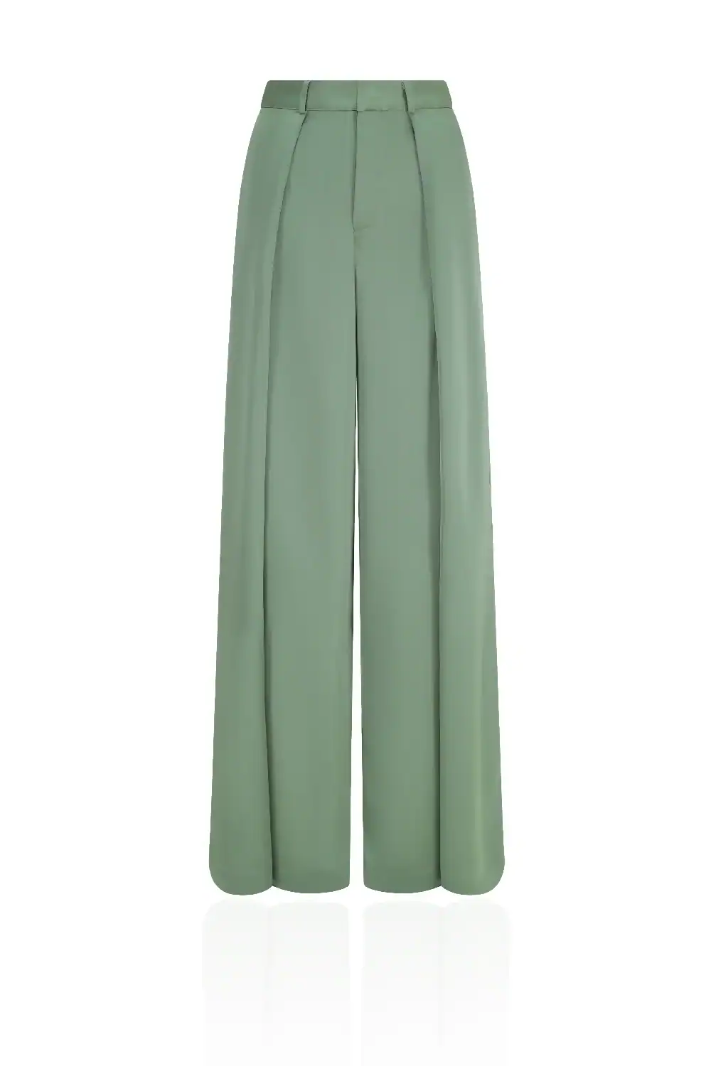Sage Pleated Palazzo Pant 2 Sage Pleated Palazzo Pant - Image 2