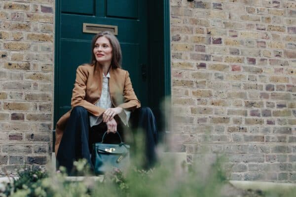 The Two-Tone Moire Coat by Aimee Joyce London, view 22