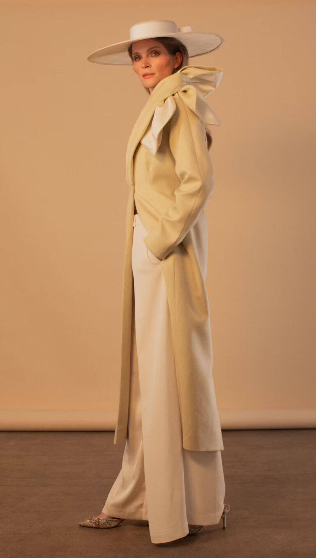 Draped Dress Coat 6 Draped Dress Coat - Image 6