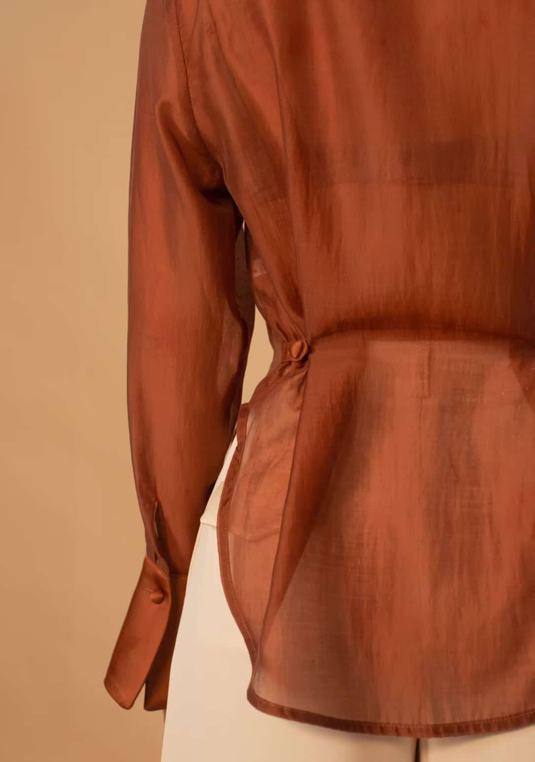 RUST TUX SHIRT 4 RUST TUX SHIRT by Aimee Joyce London, view 5