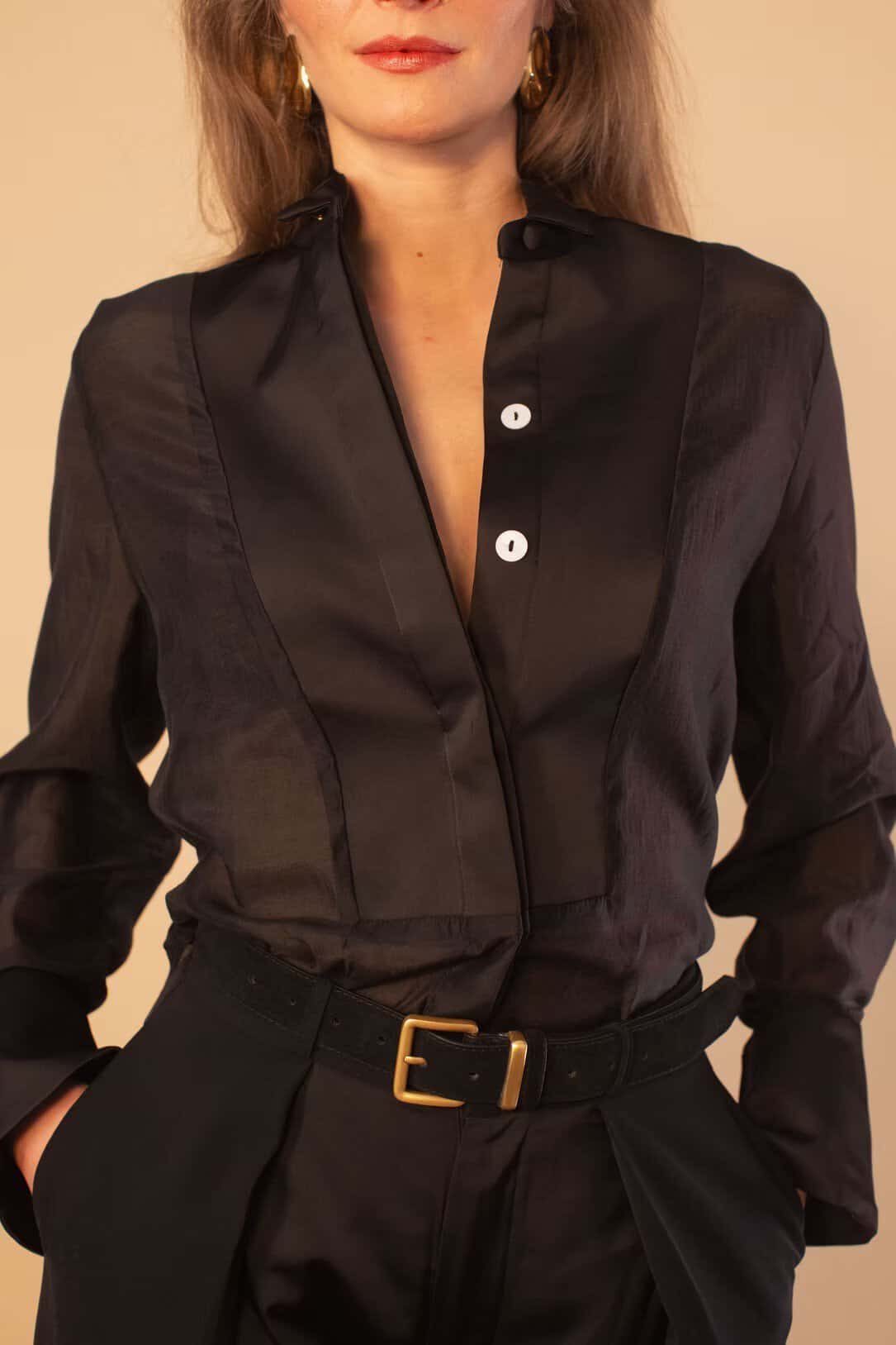 BLACK TUX SHIRT 4 BLACK TUX SHIRT by Aimee Joyce London, view 10