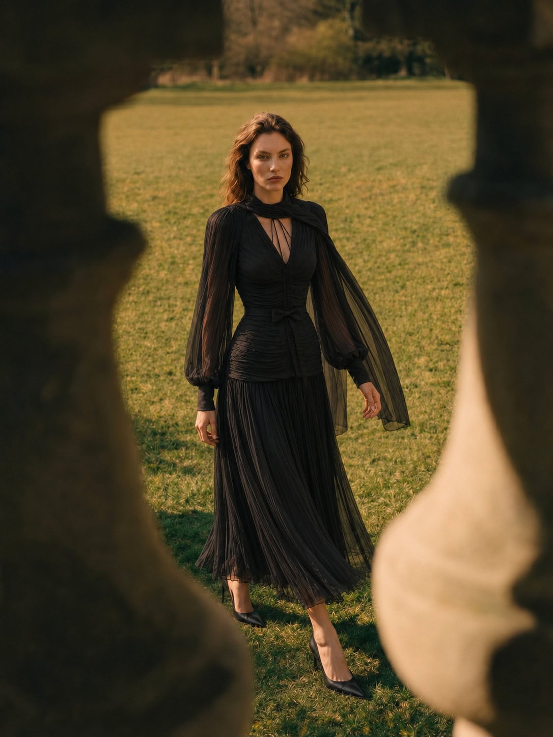 The Audrey blouse in black 3 champagne tux shirt The Audrey black bodice