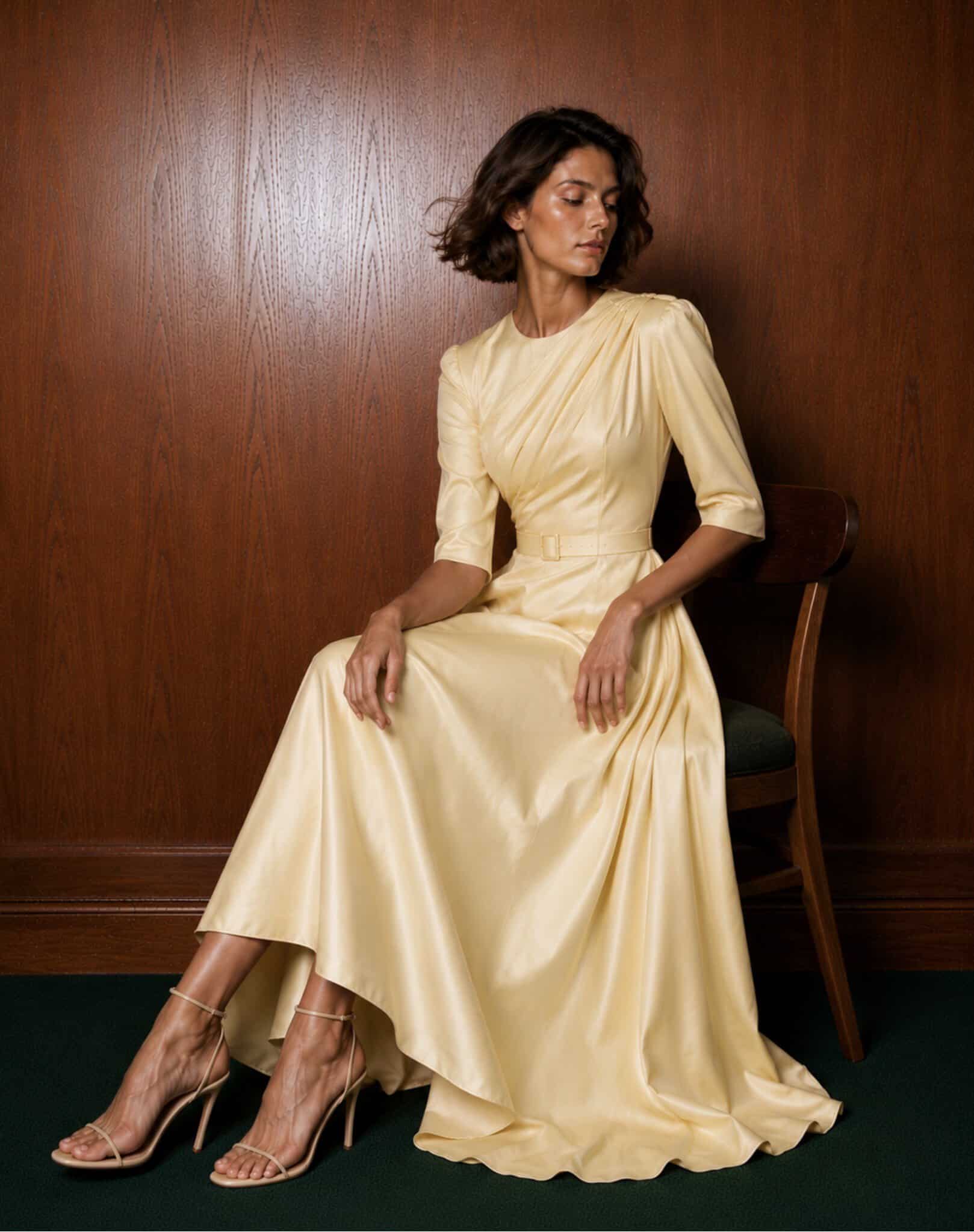 The Primrose Dress in Butter Yellow 7 The Primrose Dress in Butter Yellow - Image 7