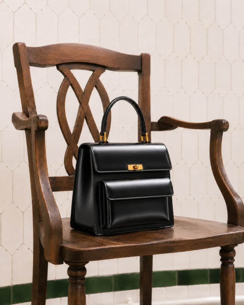 The black Sorella bag