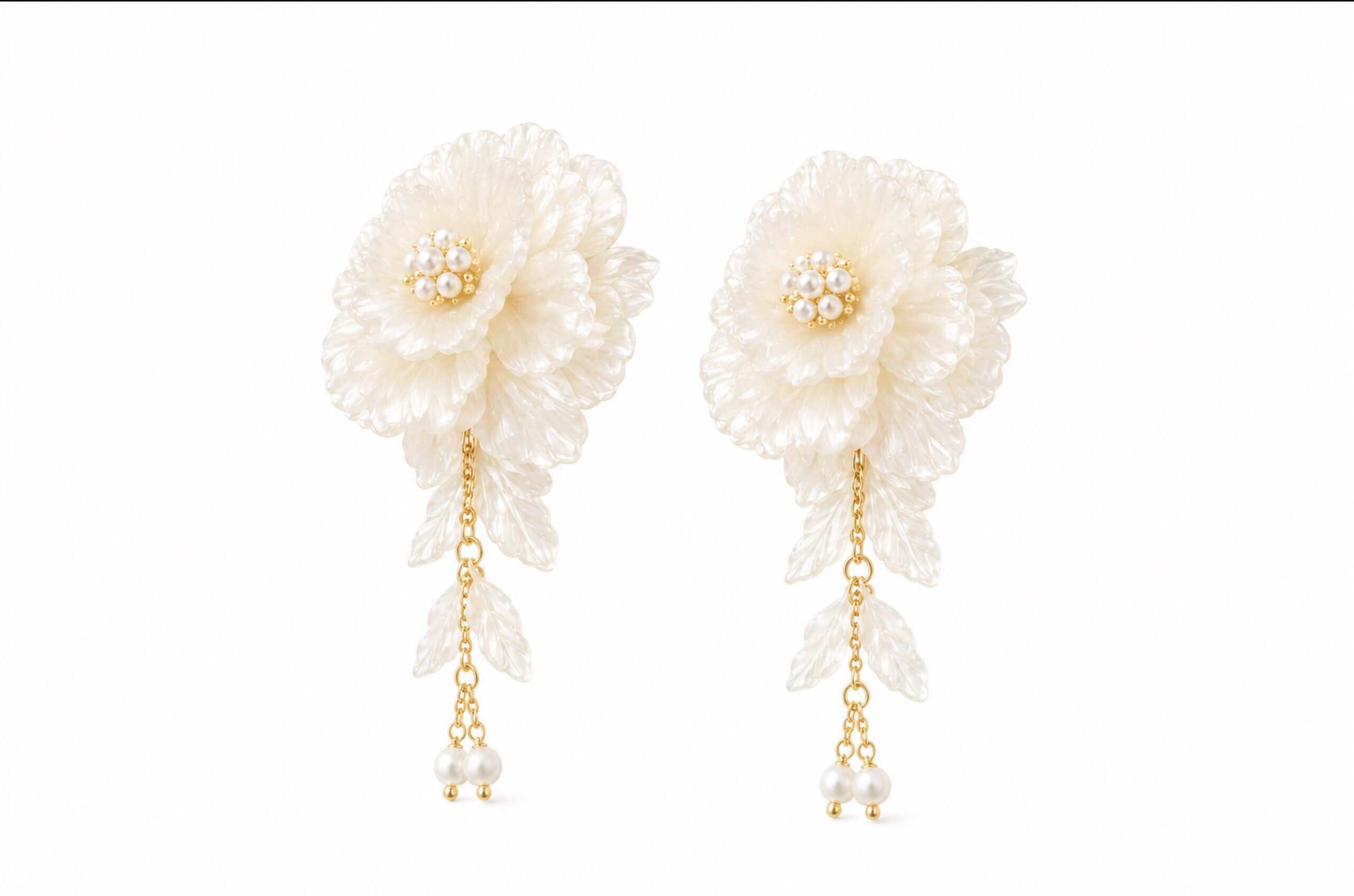 The Floral Droplet Earring 5 Floral droplet earrings