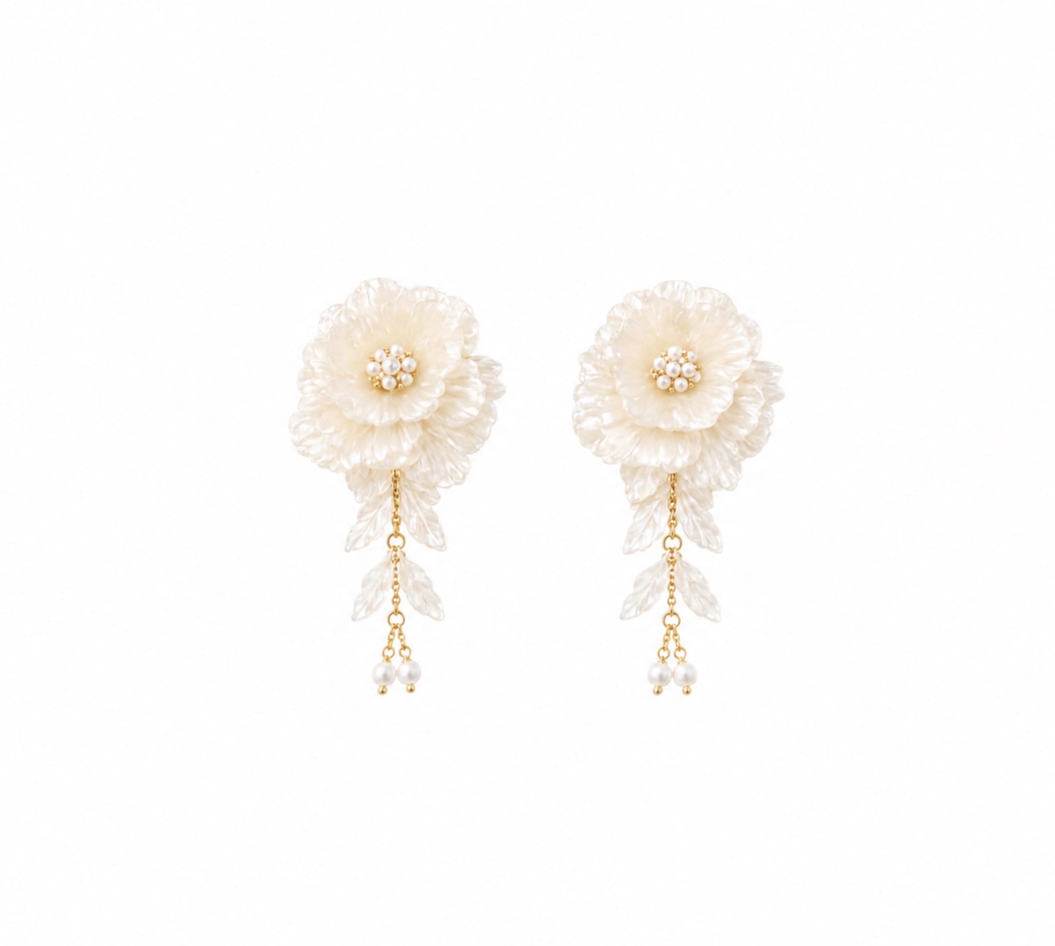 The Floral Droplet Earring 2 Floral droplet earrings
