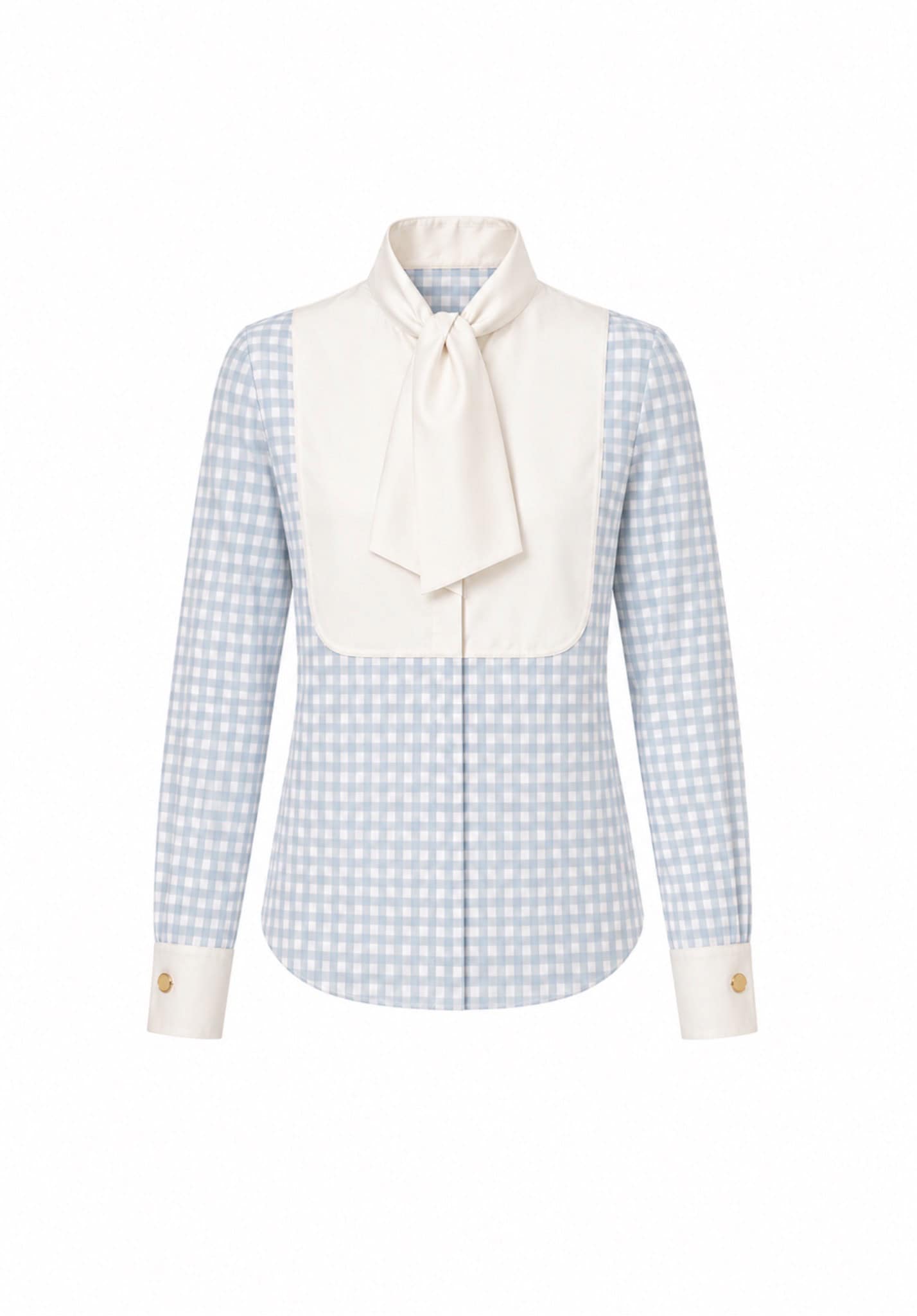 The Tilda Shirt 2 champagne tux shirt Tilda gingham tux shirt