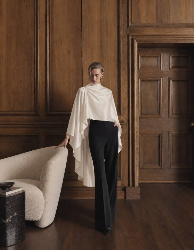 The Gigi Cape 2 Gigi Satin Cape The Gigi cape in satin